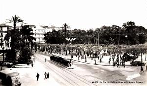 Alger - Place de la Republique et Square Bresson